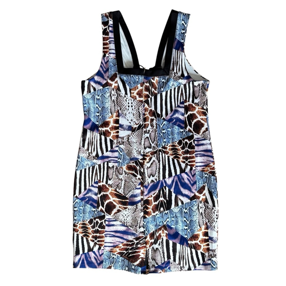 Thalia Sodi Animal Print Mini Dress Size XL - Picture 3 of 7